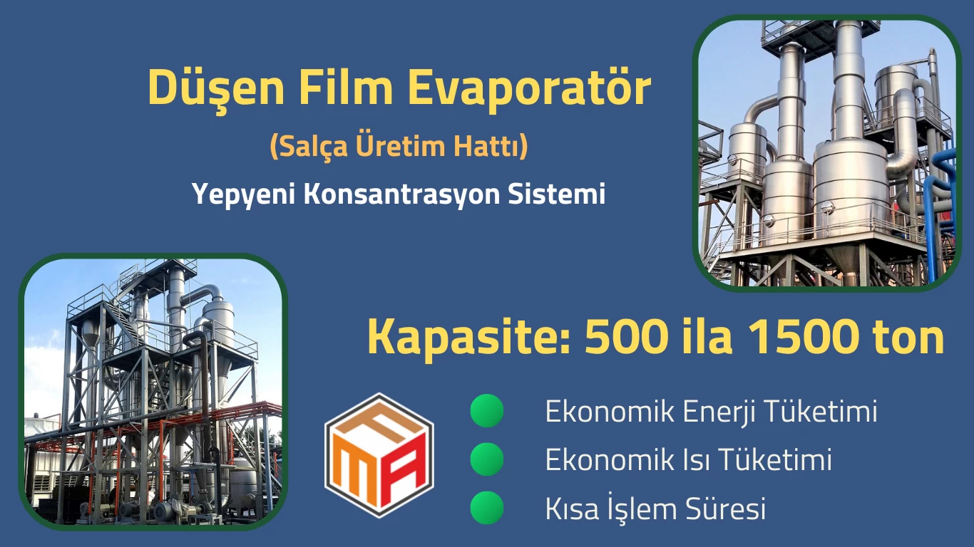 Düşen Film Evaporatör Sistemi